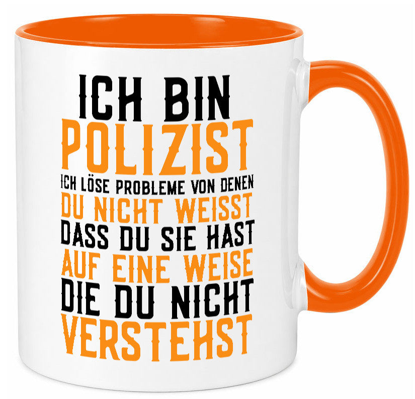 Ich bin Polizist | Polizei Beruf Job lustiger Spruch Geschenk Arbeit Kollegen