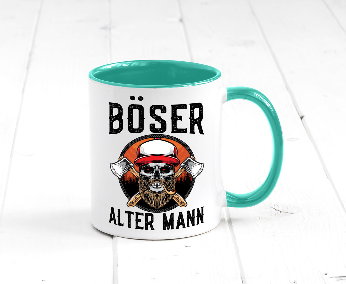 Böser alter Mann Humor Geschenkidee Tasse
