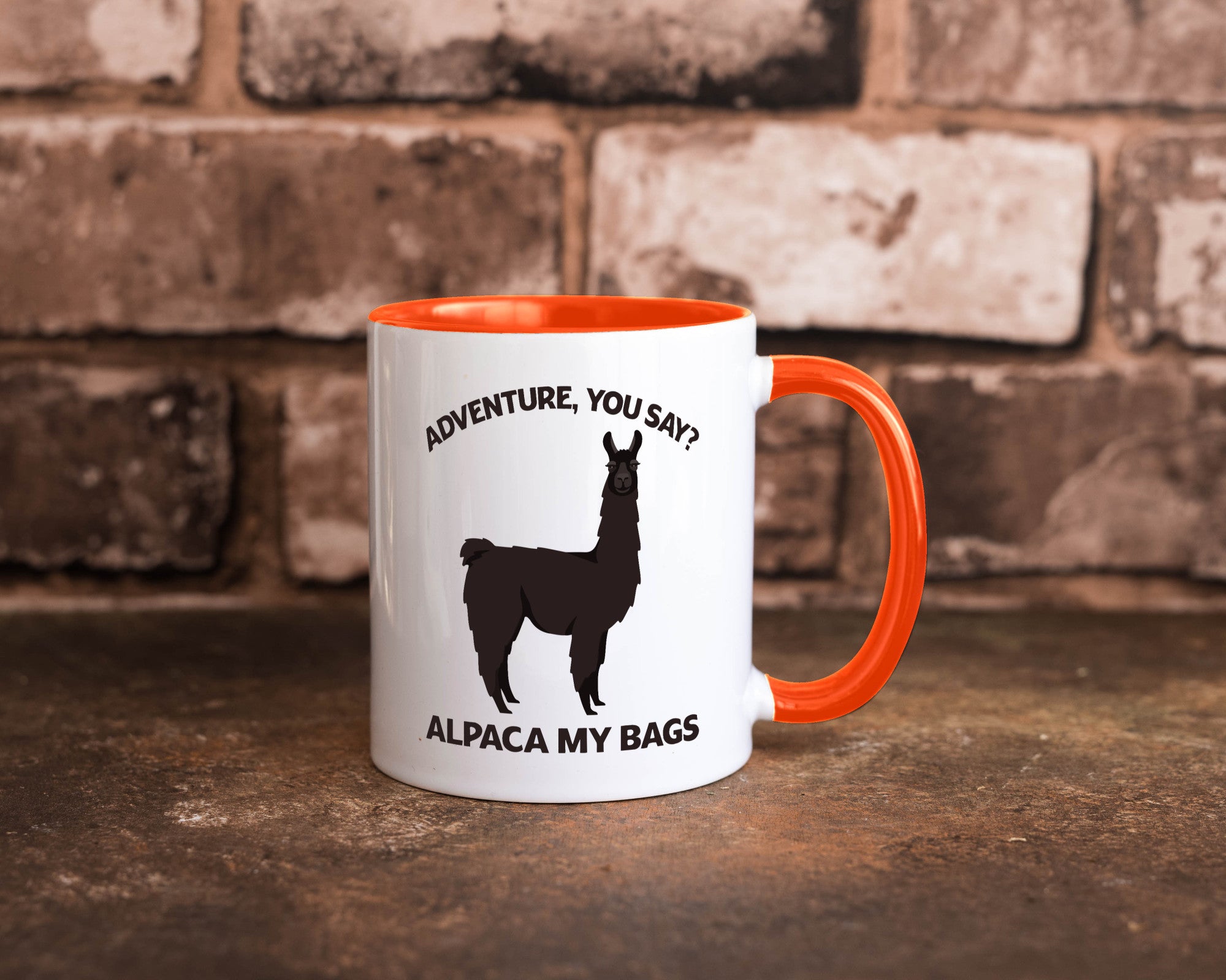 Adventure, Alpaca | Humor Geschenkidee Tasse