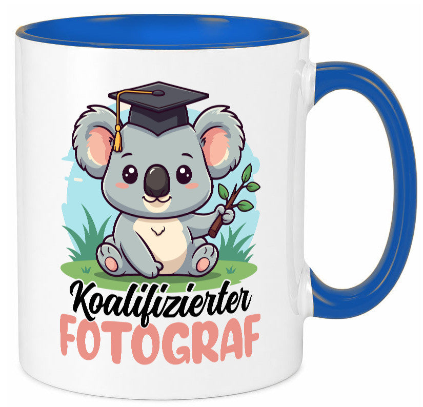 Koalifizierter Fotograf | Fotografie Kamera Geschenk Humor Geschenkidee Tasse