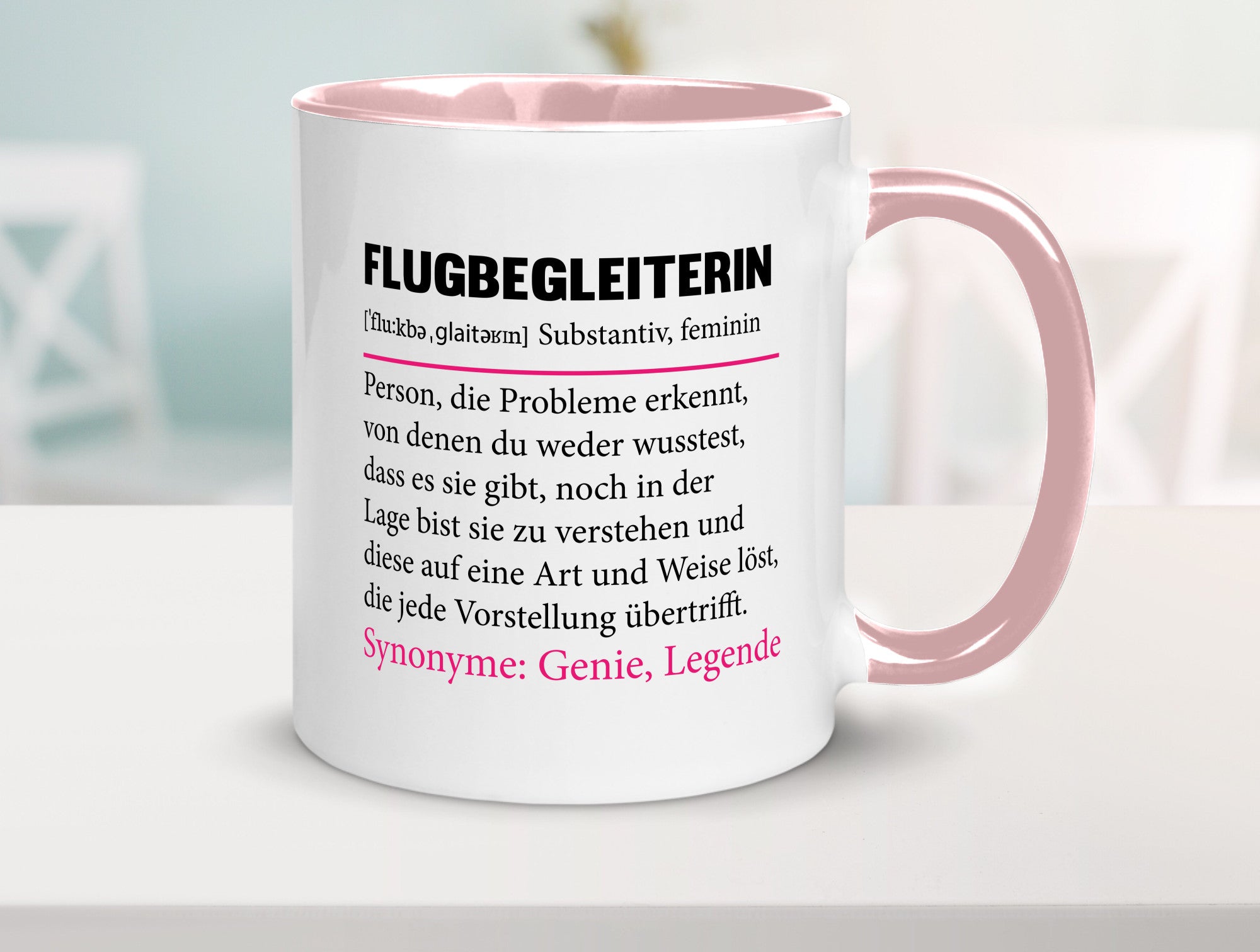 Flugbegleiterin | Spruch Stewardess Flughafen lustiger Geschenk Humor