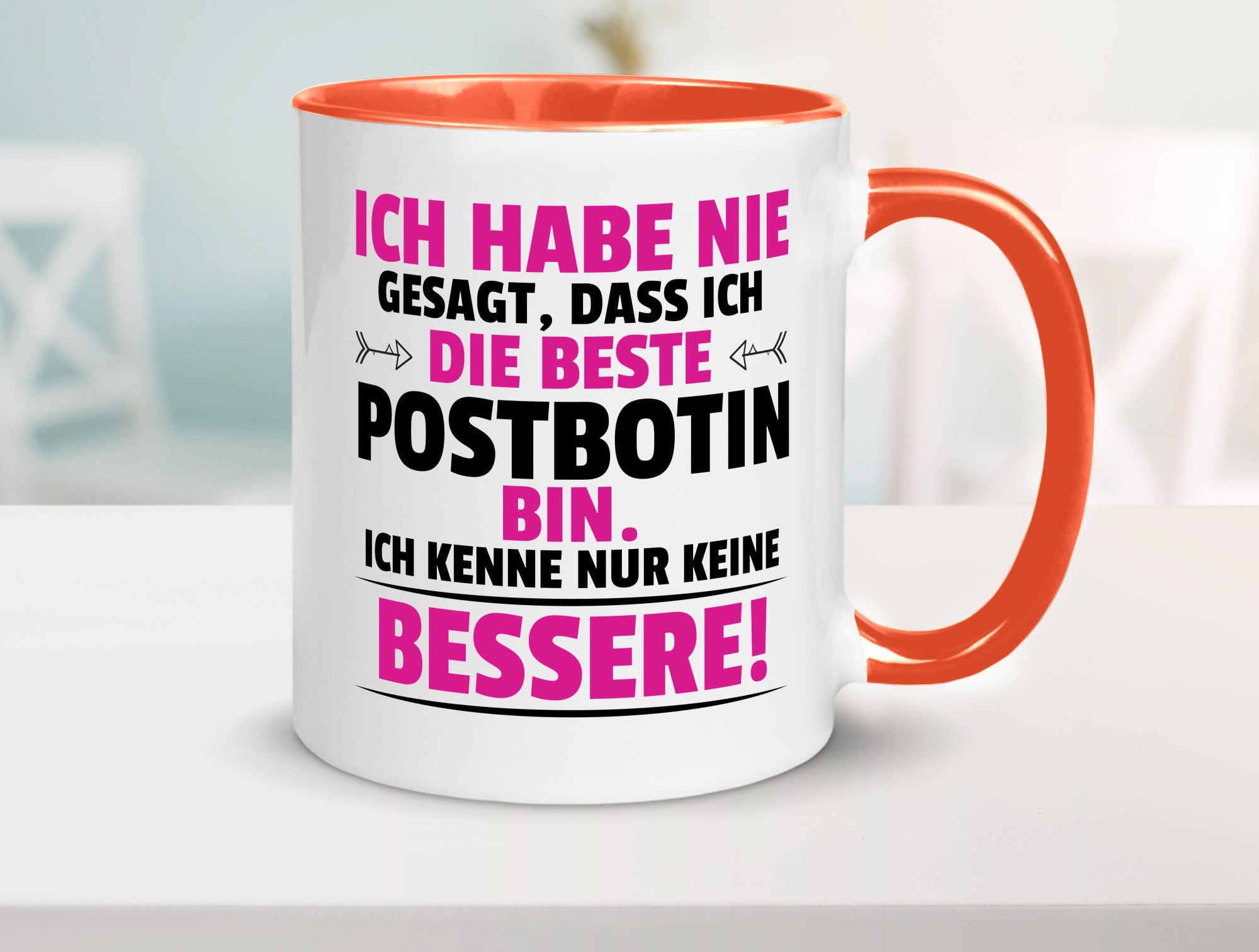Die Beste Postbotin | Beruf Post Briefträger Geschenk Arbeit Kollegen Büro