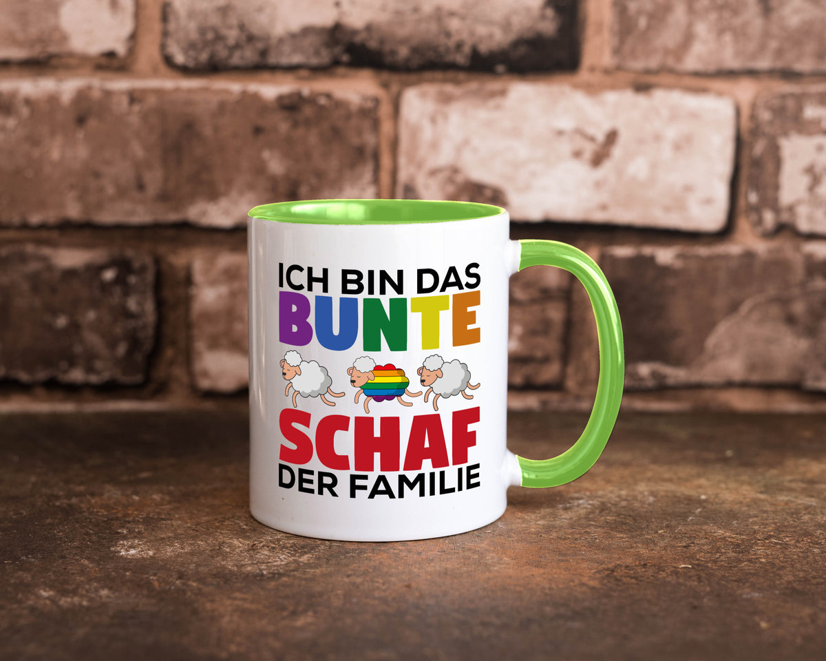 LGBTQ+ Tasse | Buntes Schaf Regenbogen Humor Geschenkidee
