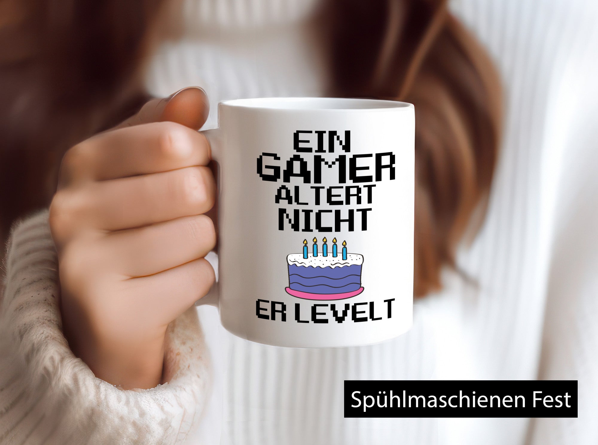 Ein Gamer levelt | Geburtstag Tasse Zocker Gaming Humor Geschenkidee