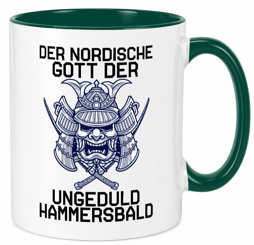 Nordischer Gott der Ungeduld | Mythologie Wikinger lustig Humor Geschenkidee Tasse
