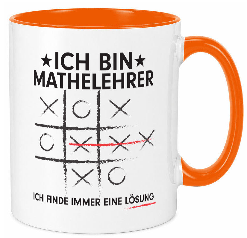 Löse Probleme: Mathelehrer | Lehrer Mathe Humor Geschenkidee Tasse