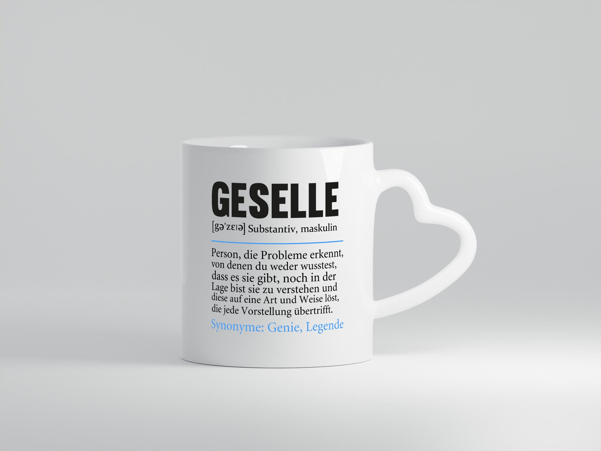 Geselle | Beruf Handwerker Spruch lustig Geschenkidee Arbeit Kollegen Büro