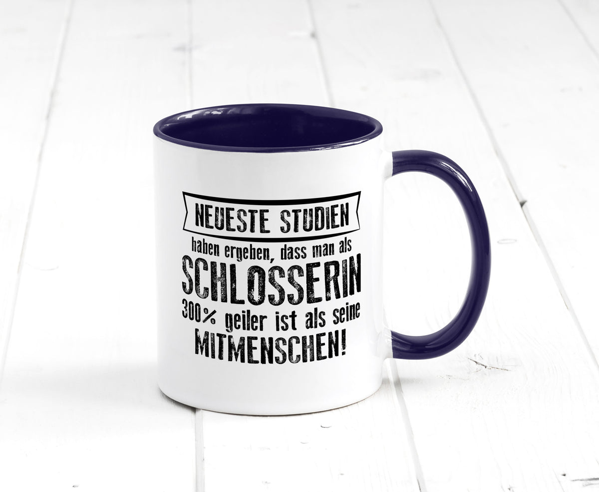 Neuste Studien: Schlosserin | Schlosserei Geschenkidee Humor Tasse