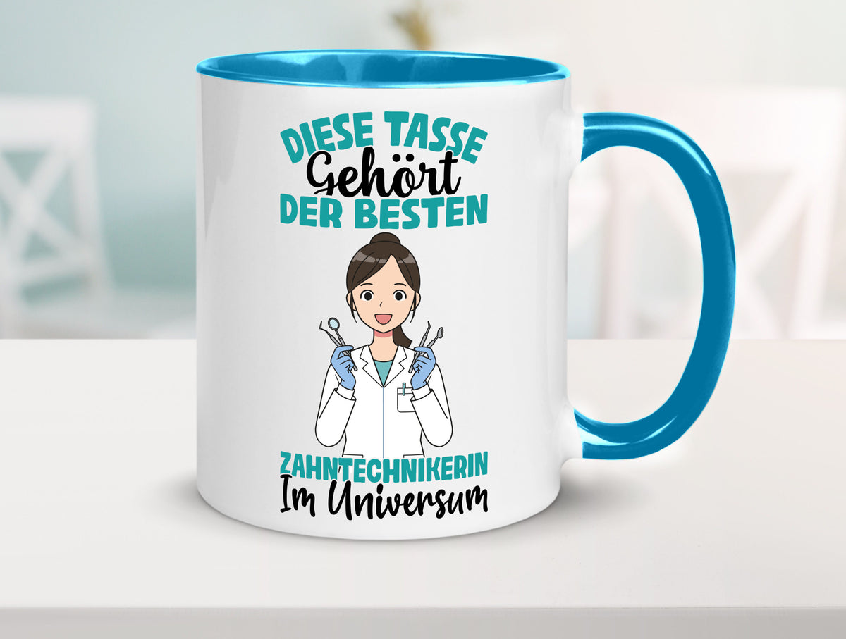 Im Universum: Zahntechnikerin | Zahnmedizin Humor Geschenkidee Tasse