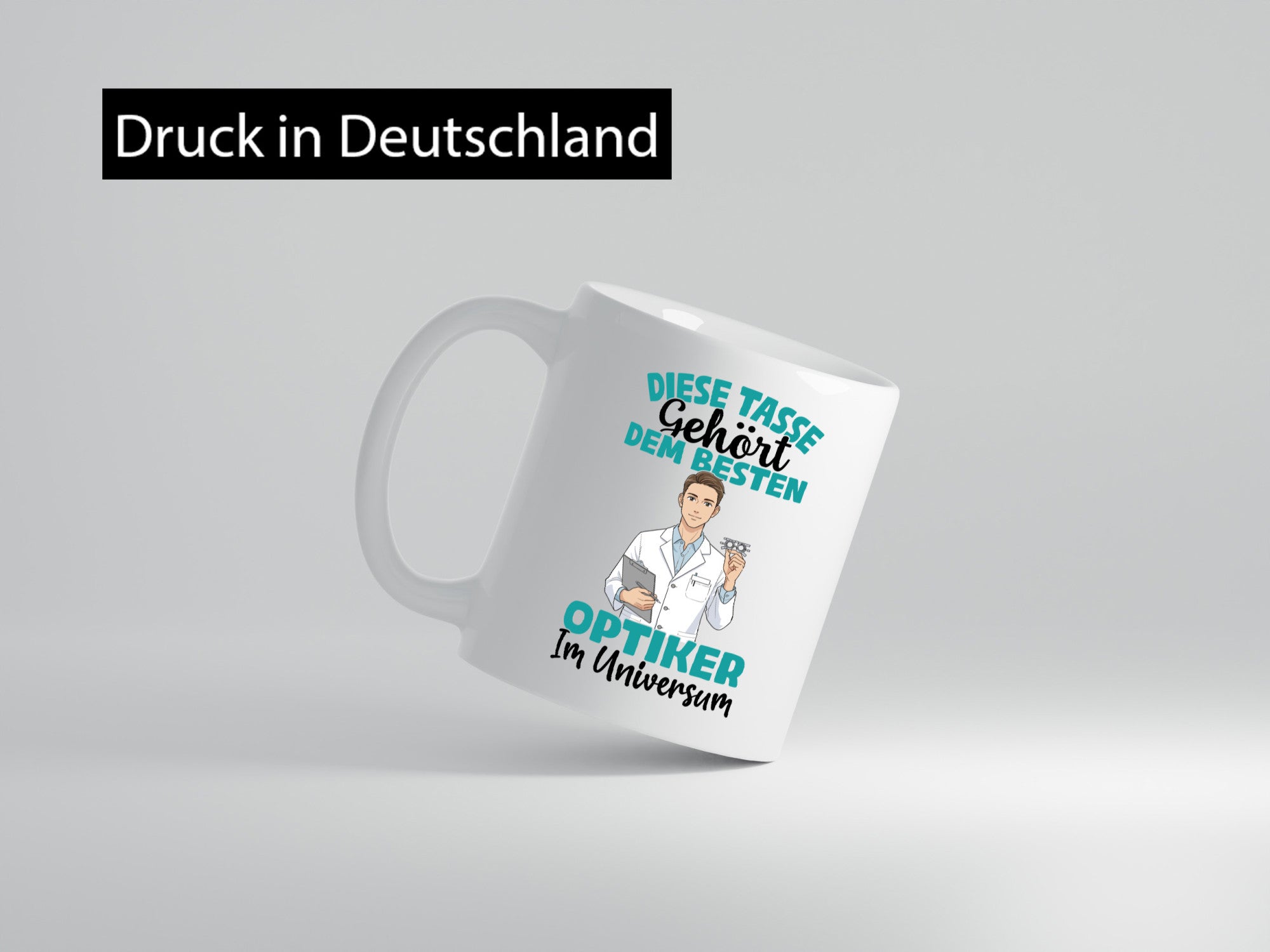 Im Universum: Optiker | Augenoptiker lustiger Spruch Geschenk Humor
