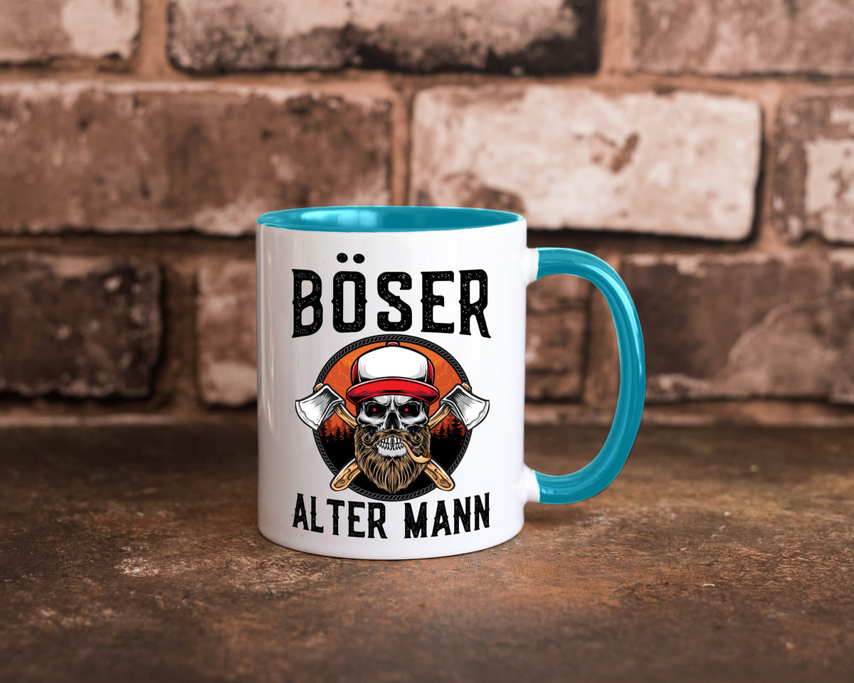 Böser alter Mann Humor Geschenkidee Tasse