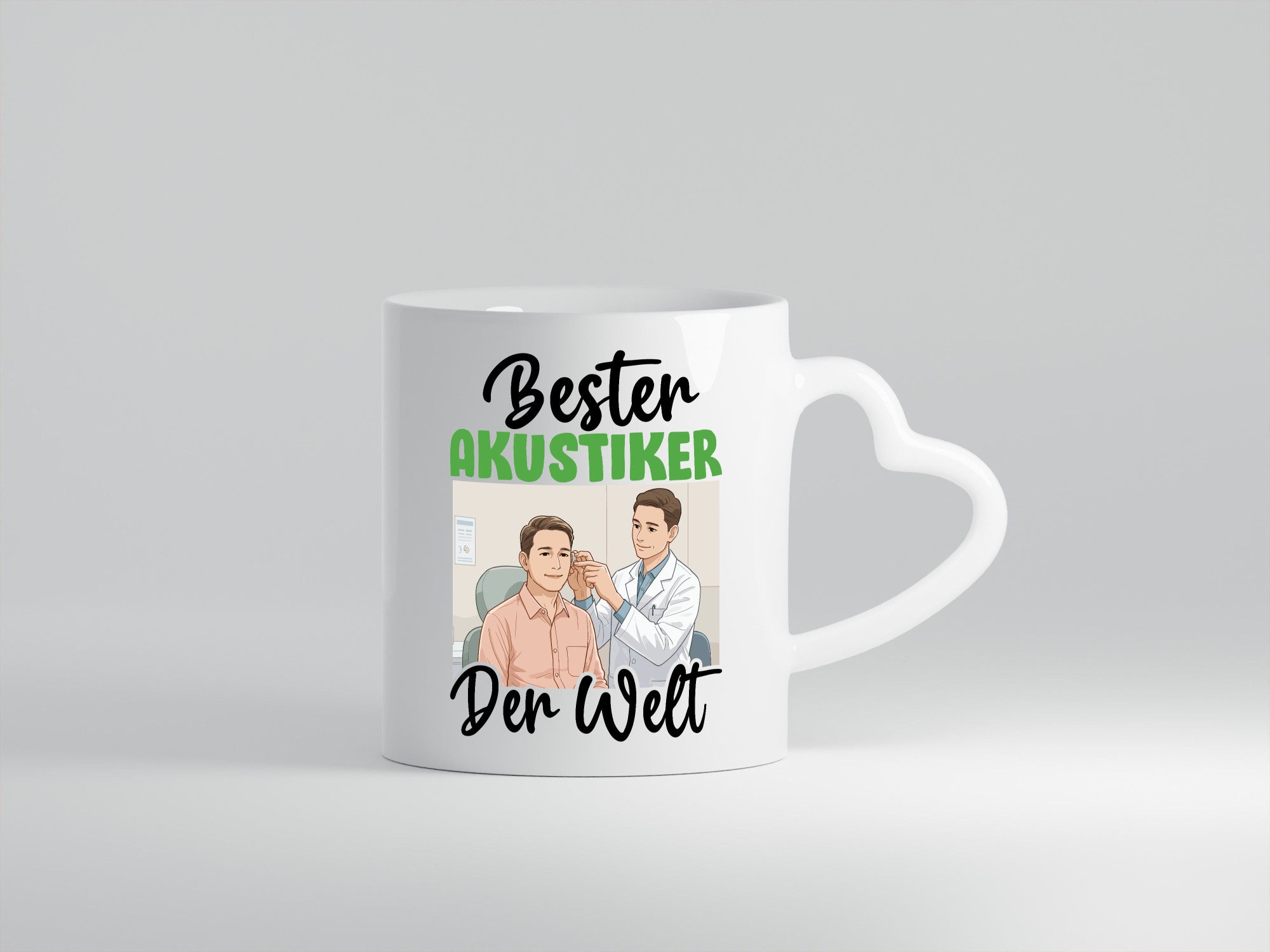 Bester Akustiker | Akustik Hörgeräteakustik v2 Humor Geschenkidee Tasse
