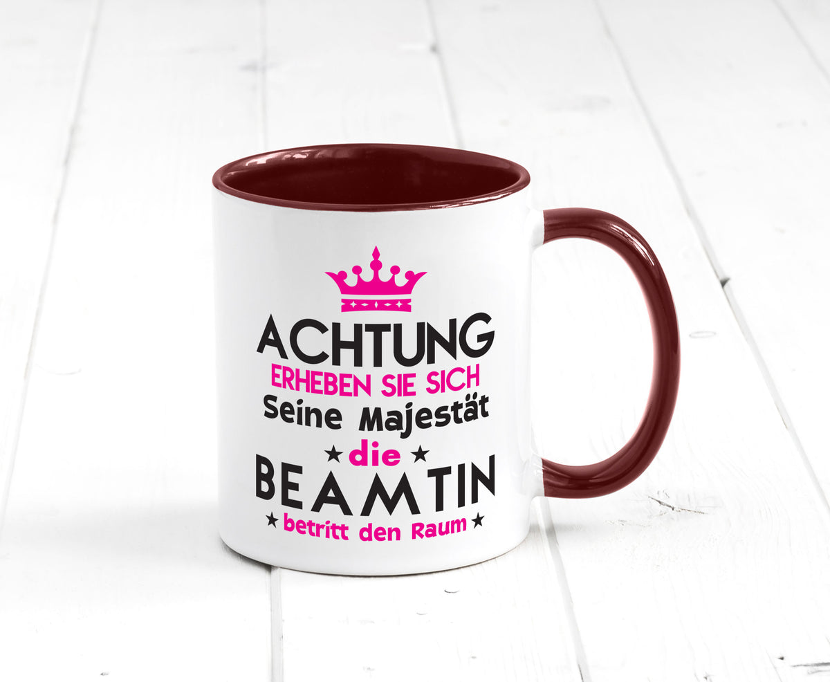Seine Majestät Beamtin | Verbeamtung öffentlicher Dienst Geschenkidee Humor Tasse