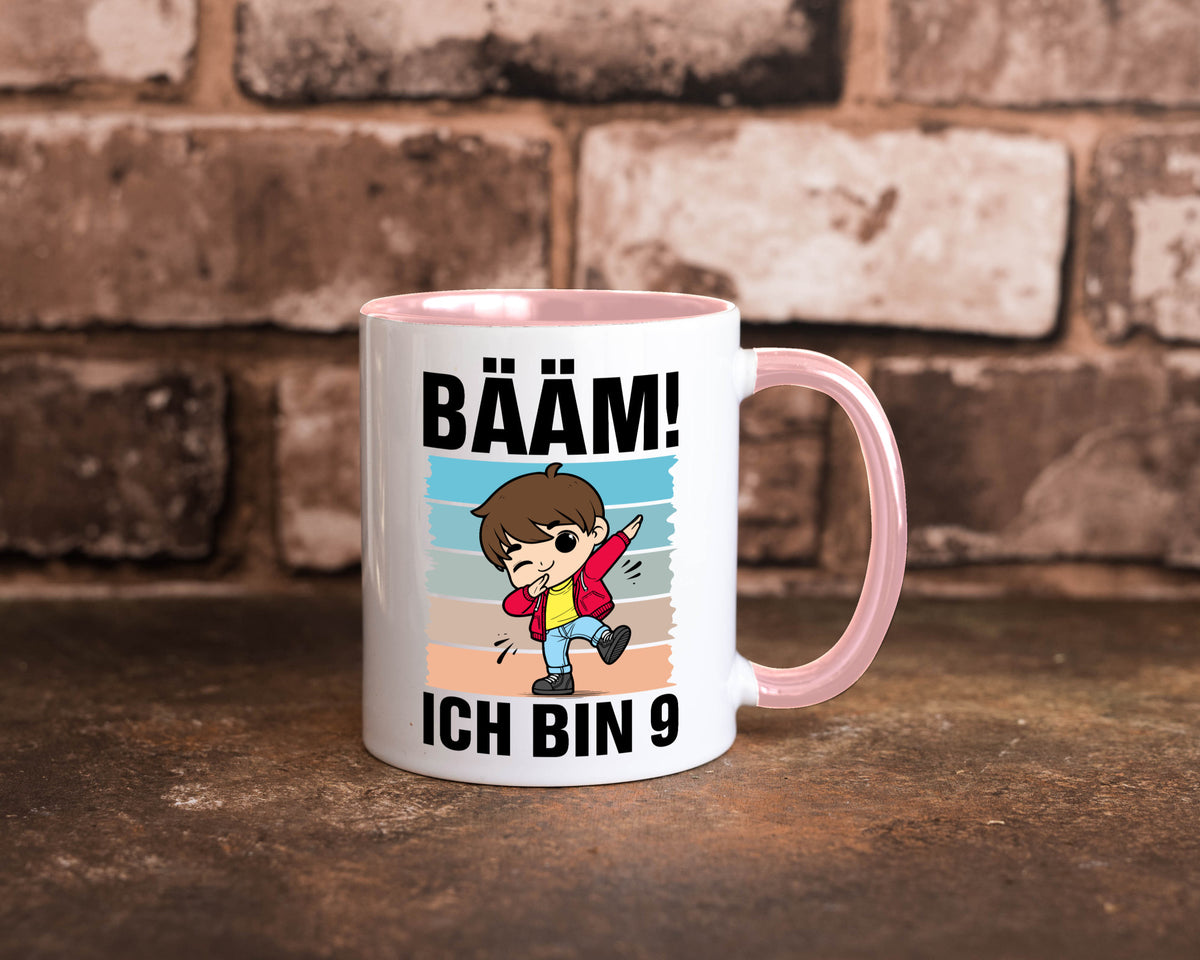 9. Geburtstag | Ich bin 9 Jahre Bäääm Dabbing Kind lustig Geschenkidee Geschenk Tasse