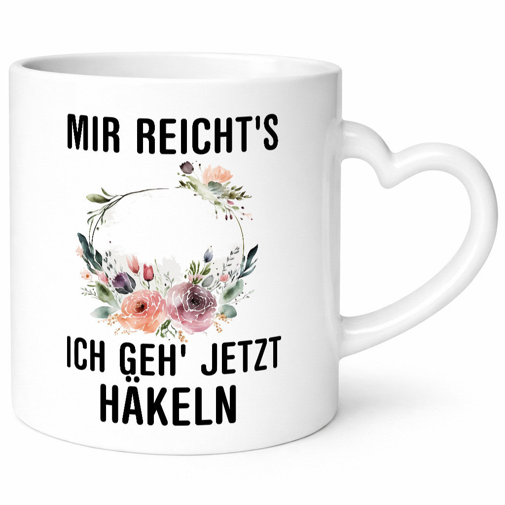 Ich geh` jetzt häkeln | Häkelzubehör Freundin Geschenkidee Humor Tasse