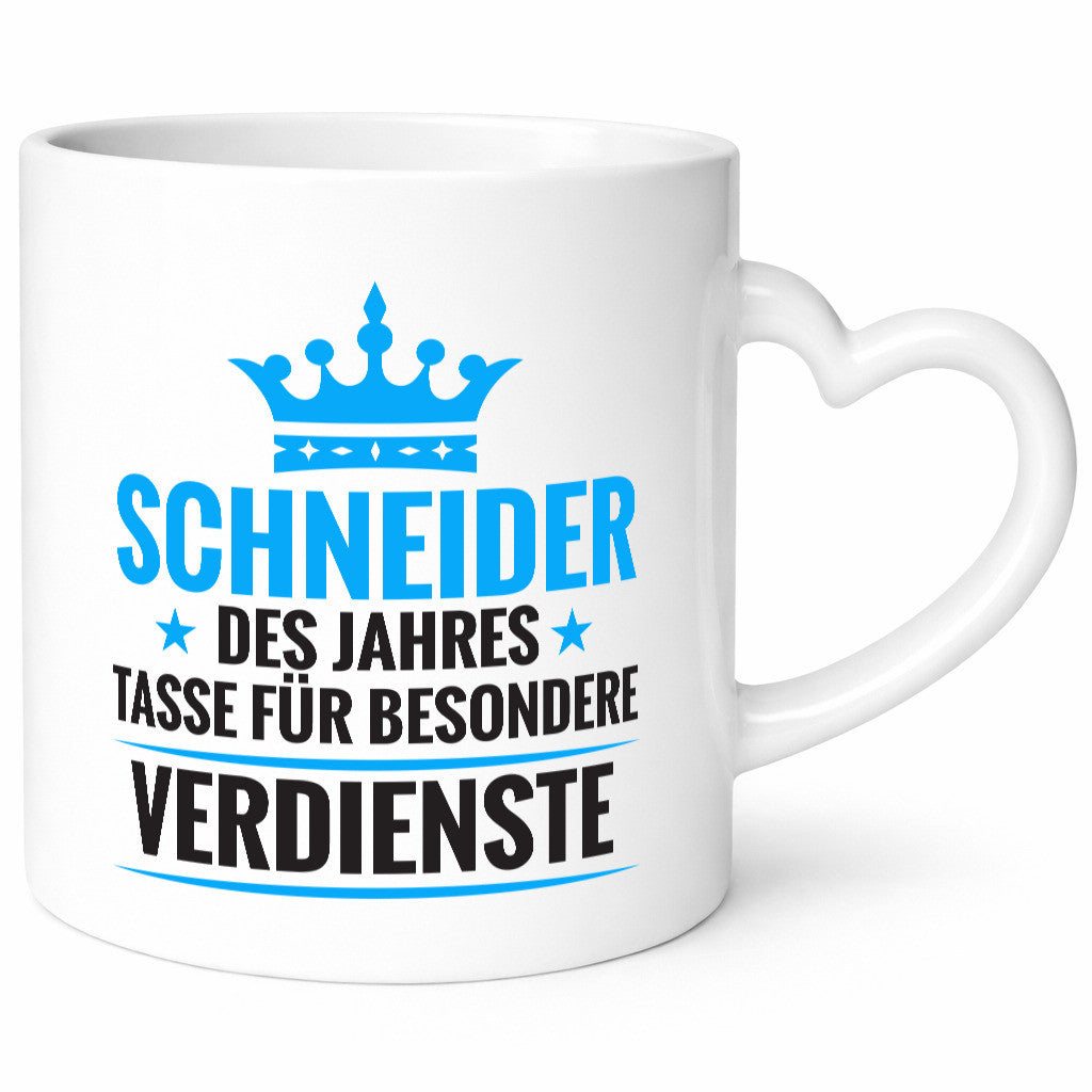 Besonderer Verdienst: Schneider | Beruf Schneiderei Humor Arbeit Kollegen Büro