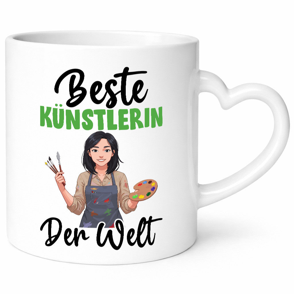 Beste Künstlerin| Kunst Geschenk Humor Geschenkidee lustiger Spruch Tasse