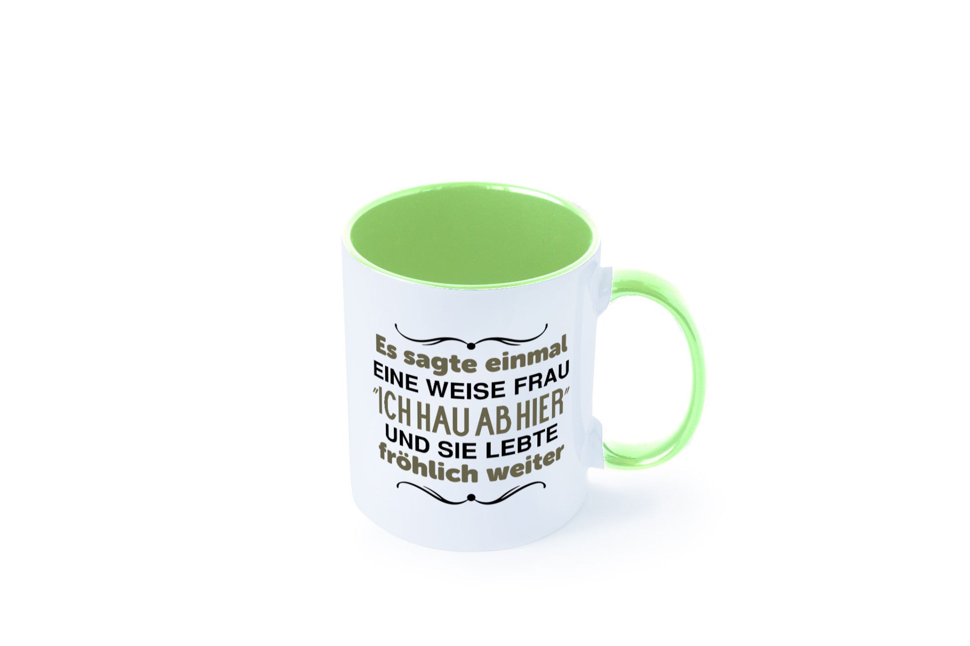 Eine weise Frau sagte einmal | Trennung lustig Humor Geschenkidee Geschenk Tasse
