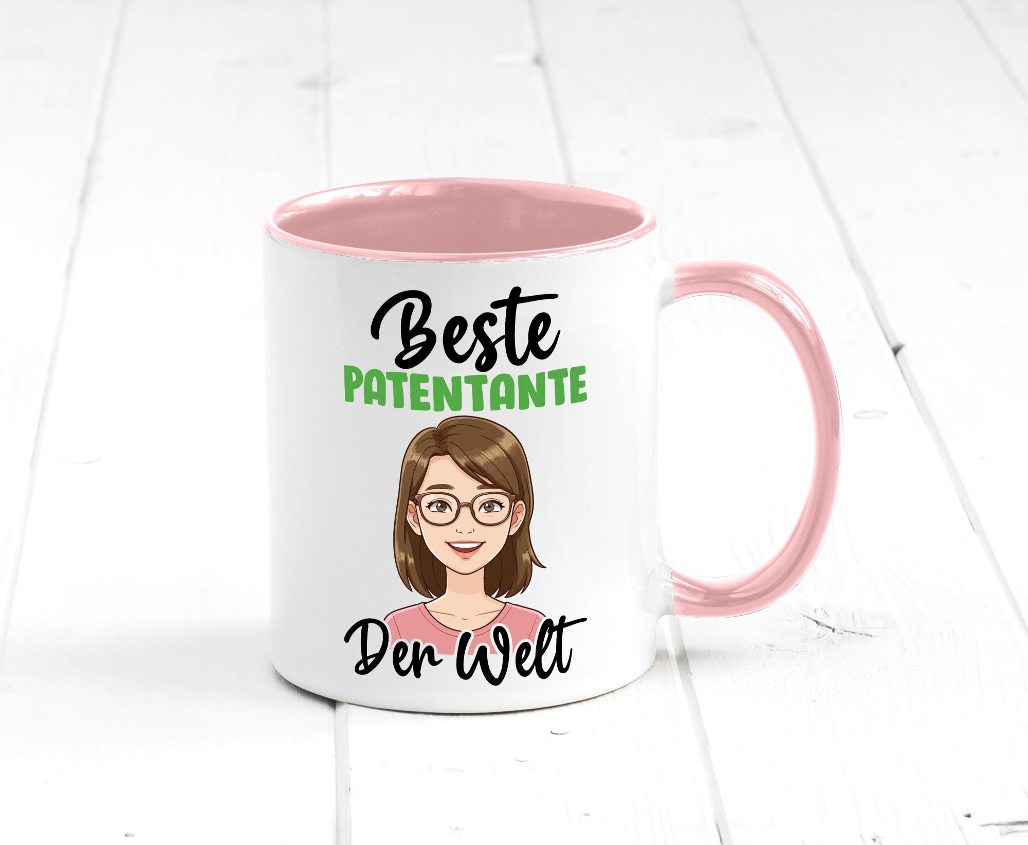 Beste Patentante | Tante lustiger Spruch Geschenk Humor Geschenkidee Tasse