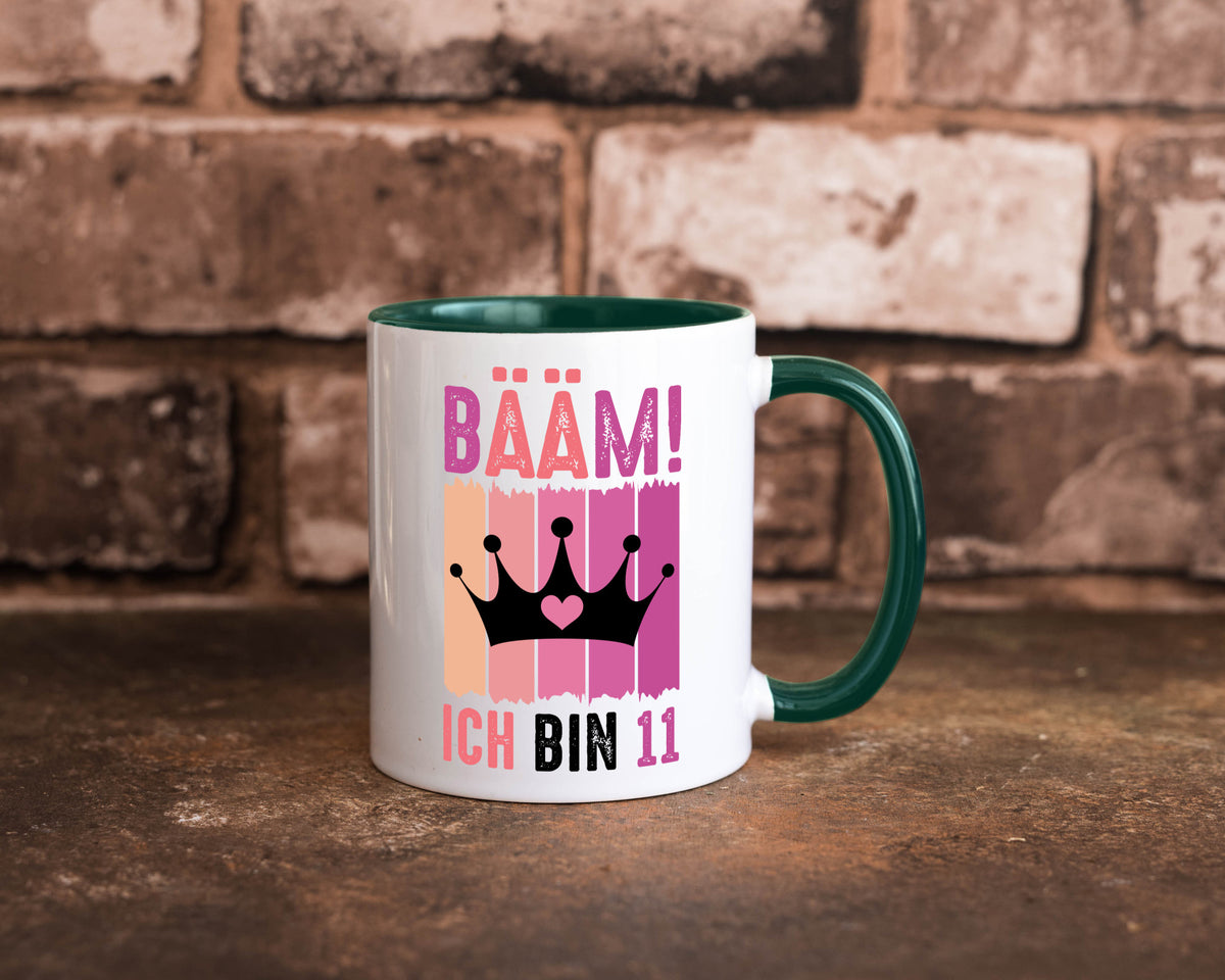 11. Geburtstag | 11 Jahre Bääm ich bin Krone Humor Geschenkidee Tasse