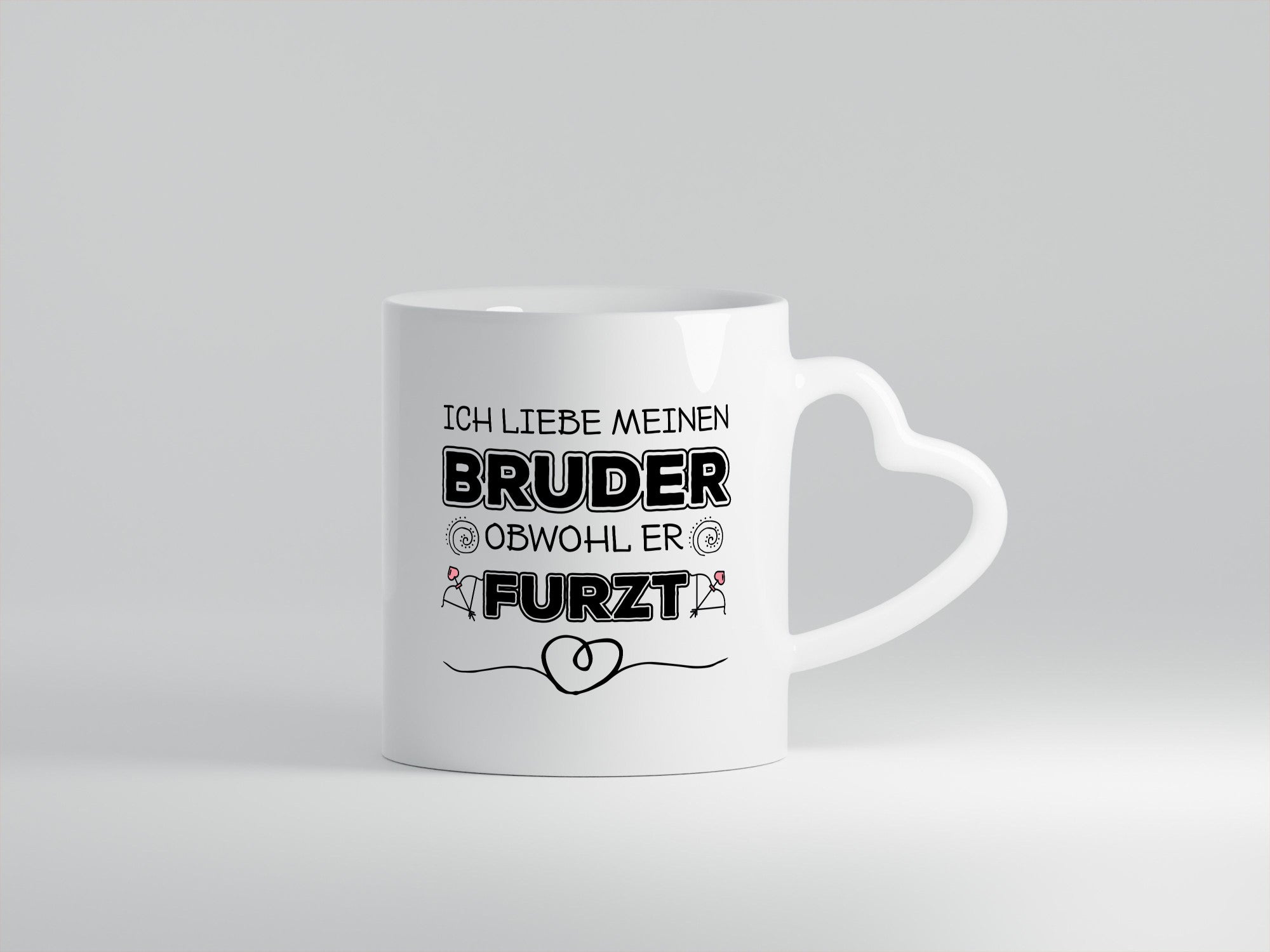Ich liebe meinen Bruder | Furz Geschwister Statement Geschenk Humor