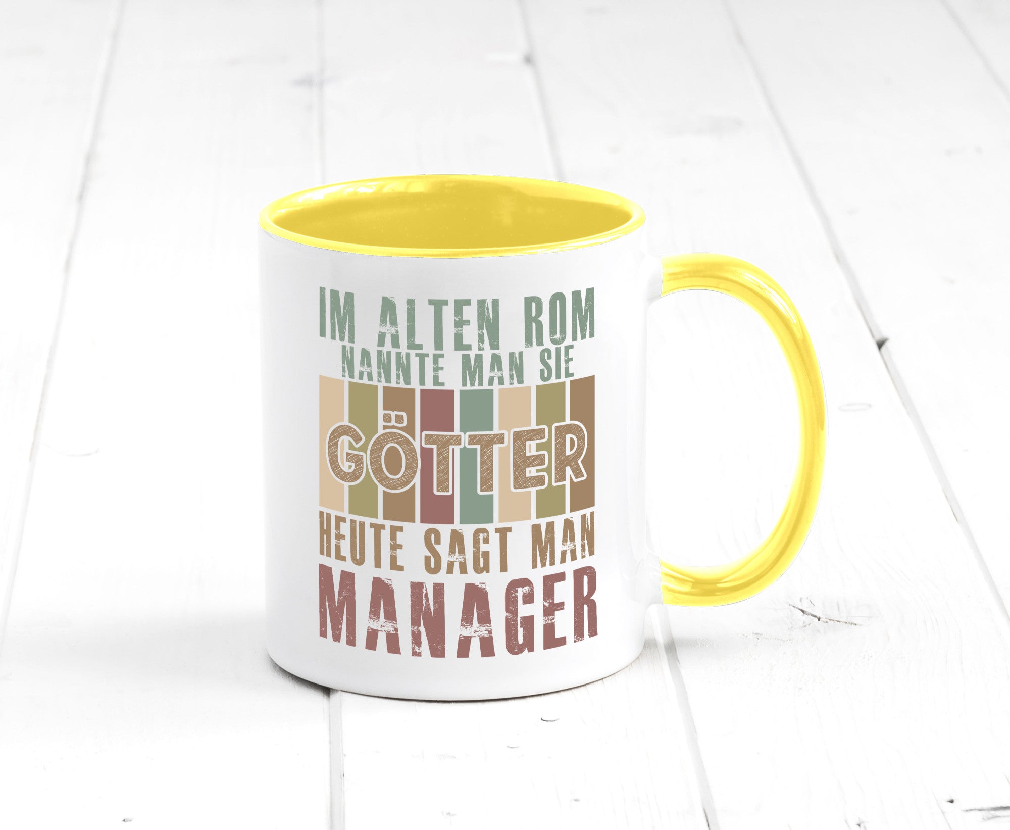 Heute sagt man: Manager | Management Humor Geschenkidee Tasse