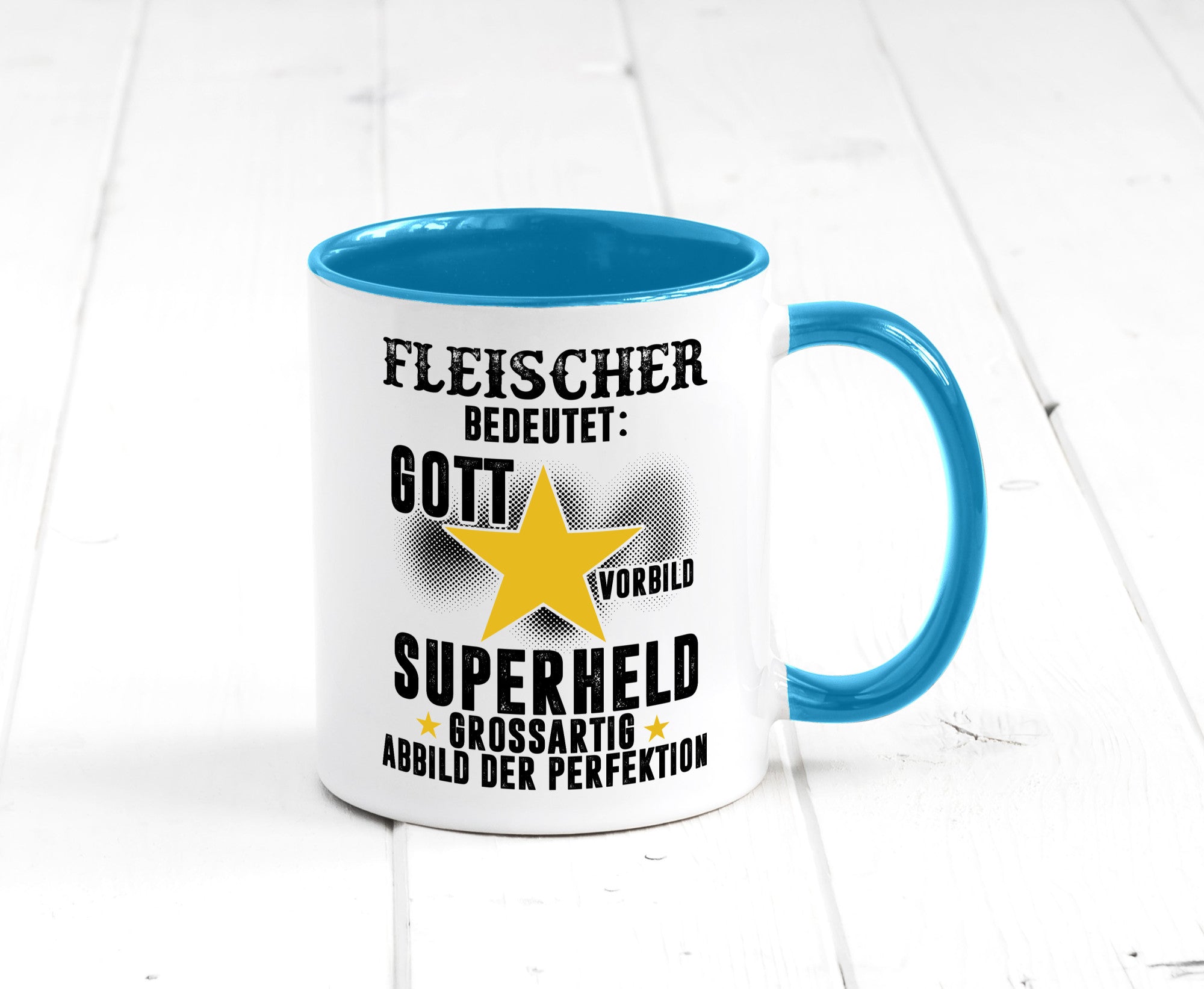 Bedeutung von Fleischer | Schlachterei lustig Humor Geschenkidee Geschenk Tasse
