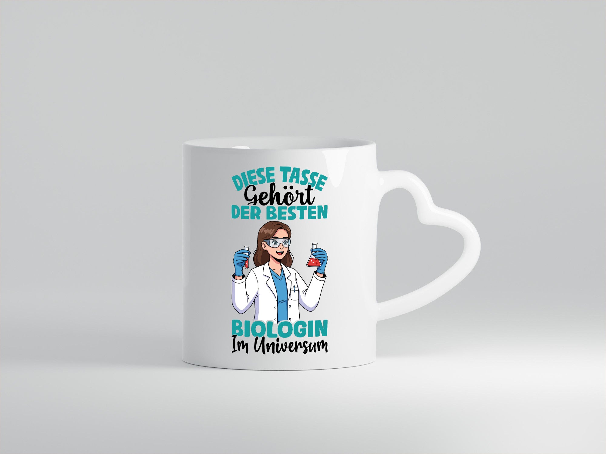 Im Universum: Biologin | Biologie Naturforscherin Geschenkidee Humor Tasse
