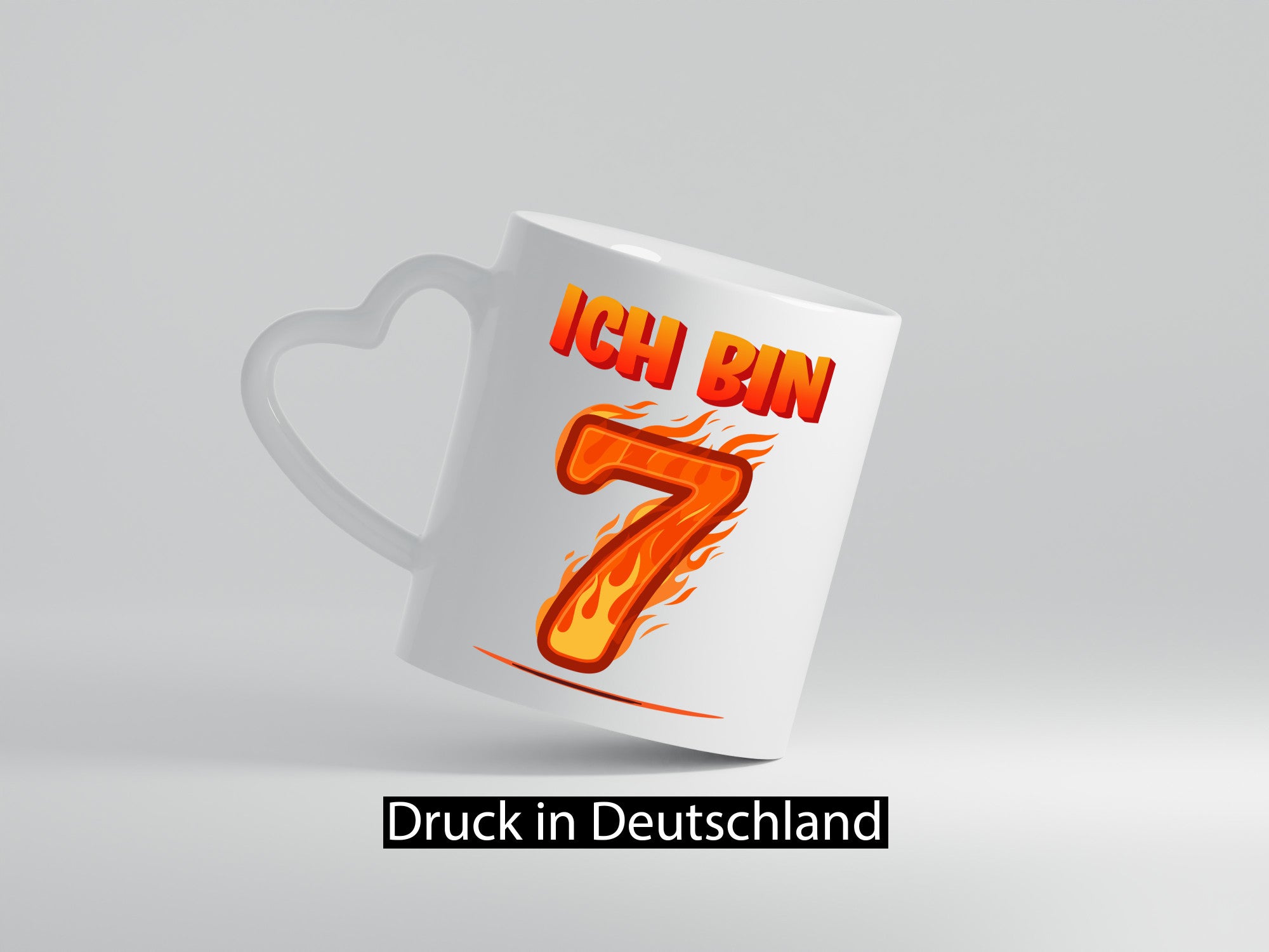 7. Geburtstag | 7 Jahre Drache lustig Geschenkidee Geschenk Tasse