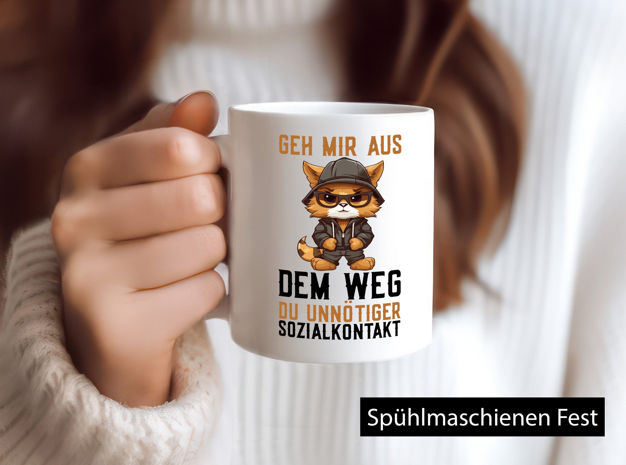 Geh mir aus dem Weg | coole Katze lustiger Spruch Geschenkidee Tierliebhaber