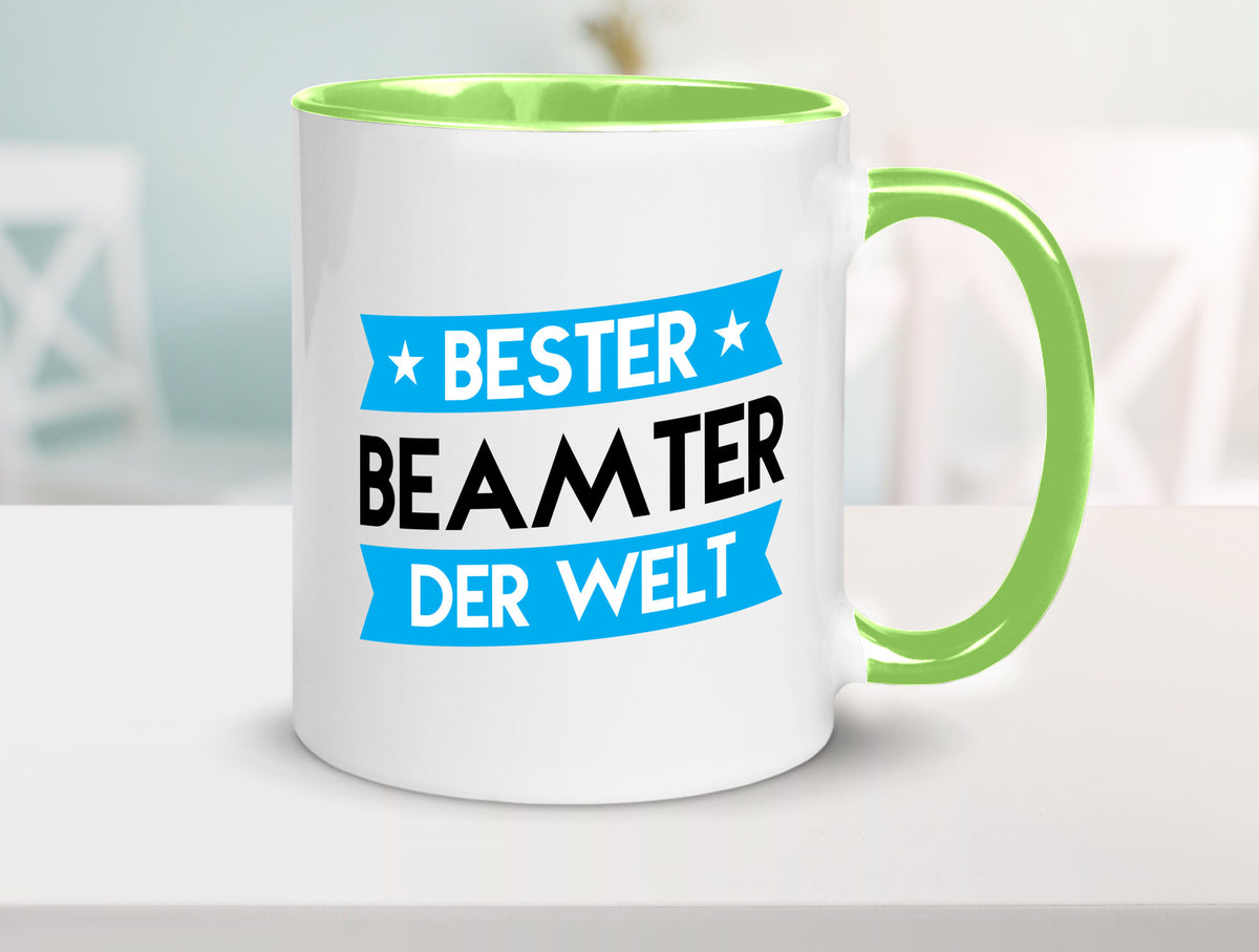 Bester Beamter | Verbeamtung öffentlicher Dienst Humor Geschenkidee Tasse
