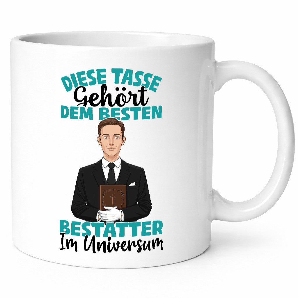 Im Universum: Bestatter | Bestattung Totengräber lustig Humor Geschenkidee