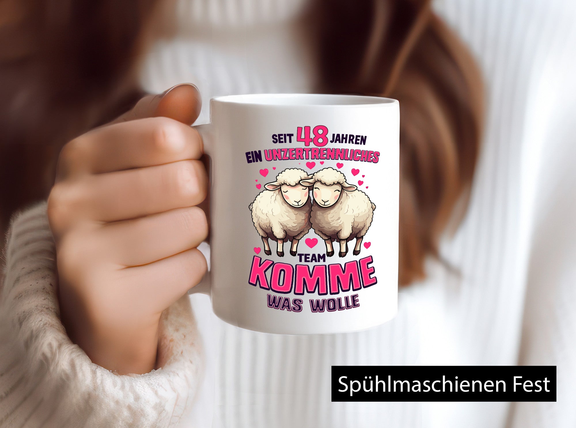 48 Jahre Verheiratet | ein Team Ehepaar Geschenkidee Humor Tasse