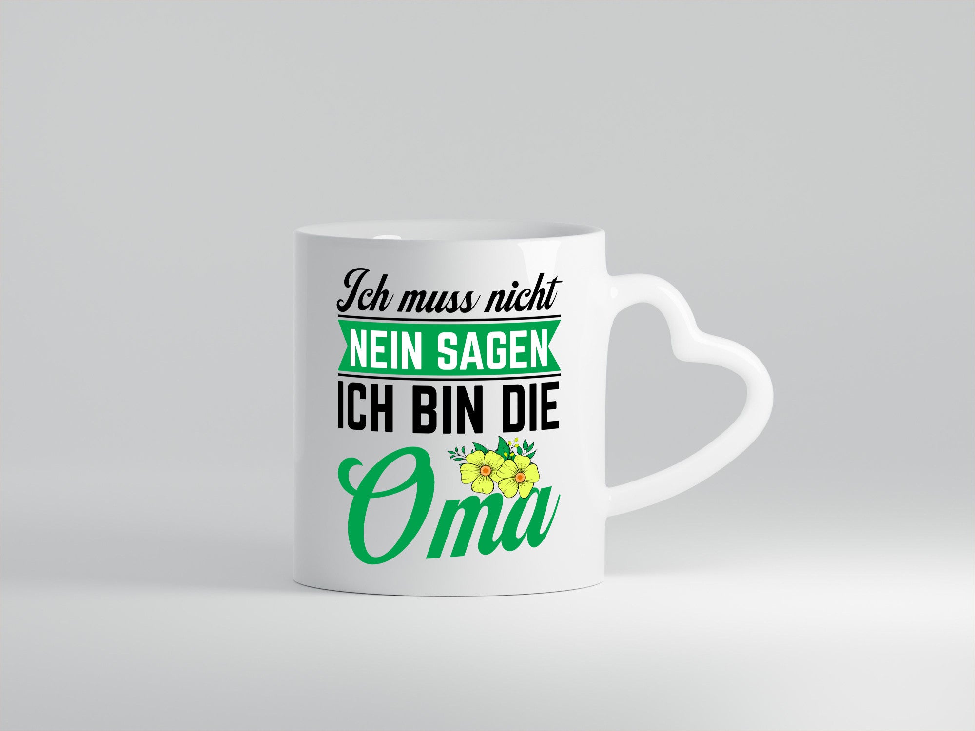 Ich bin die Oma | sagt nicht nein Großmutter Humor Familie Geschenkidee Tasse