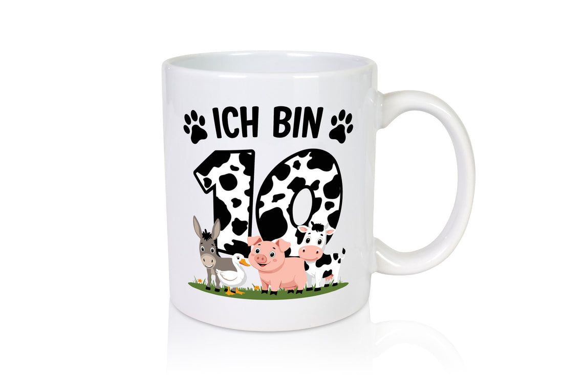 10 Geburtstag | Jahre Farmer Kind lustiger Spruch Geschenk Geschenkidee Tasse