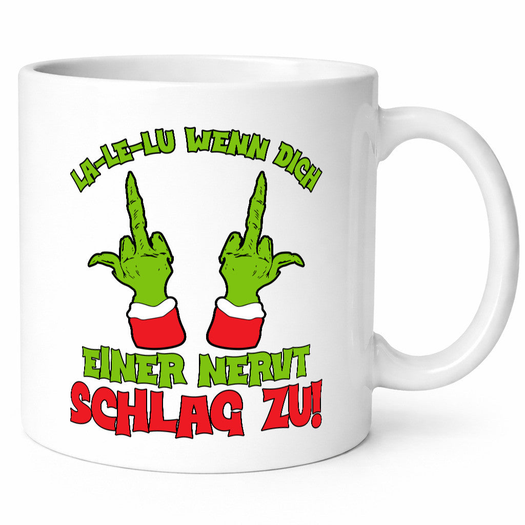 La Le Lu | Weihnachten Weihnachtsmuffel Lichter vl5 Humor Geschenkidee Tasse