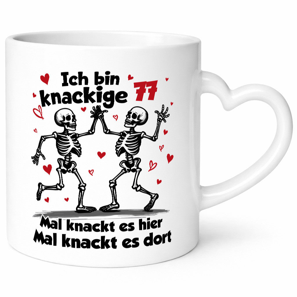 77. Geburtstag | Knackige 77 Ich bin alt v2 lustiger Spruch Geschenk