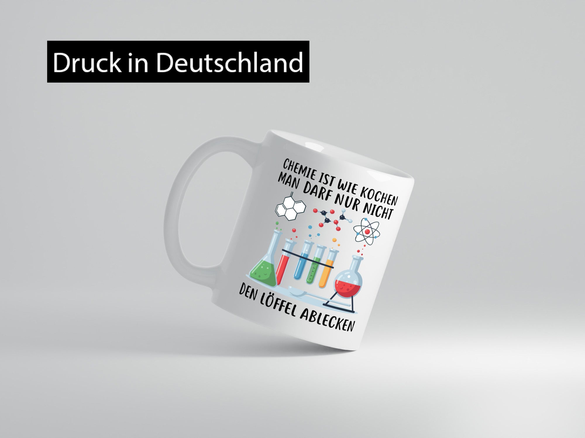 Chemie ist wie Kochen | lustiger Spruch Geschenk Humor Geschenkidee Tasse