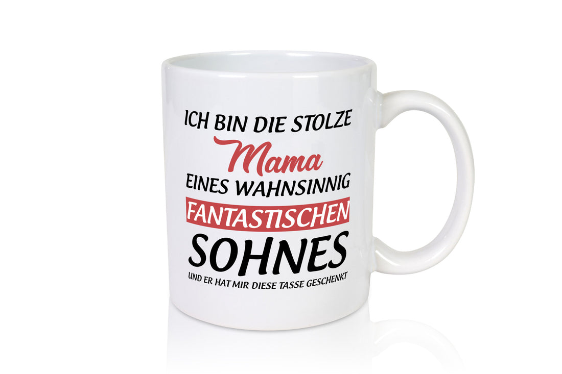 Stolze Mama | Sohn hat mir diese Tasse geschenkt Geschenkidee Familie Humor