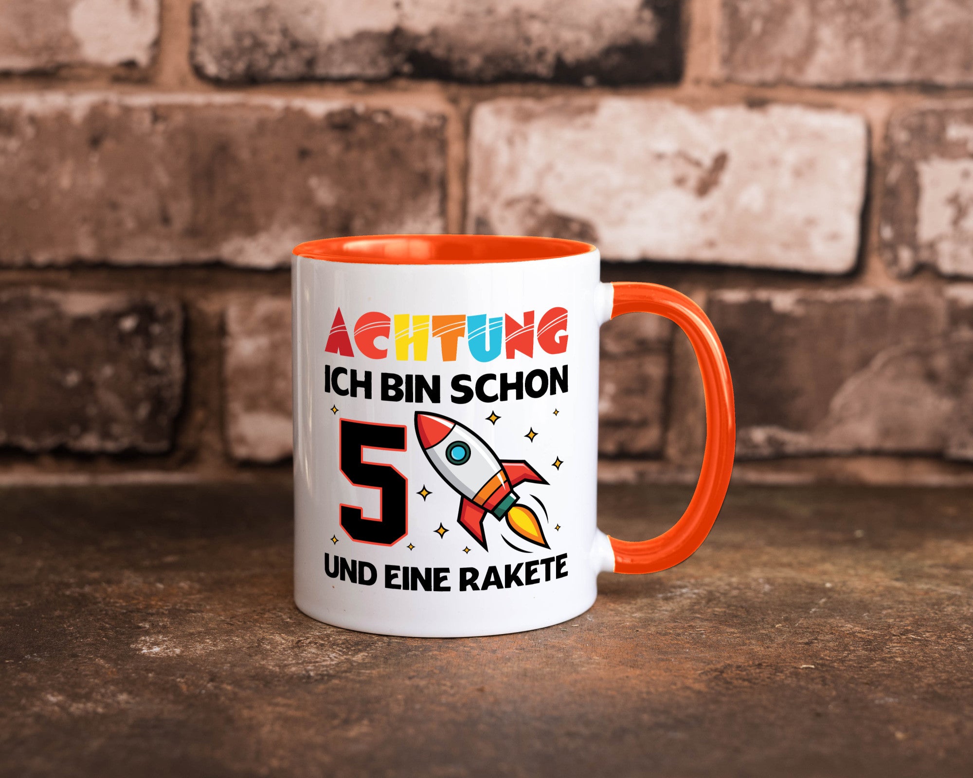 5. Geburtstag | Rakete Weltraum 5 Jahre Galaxy lustig Geschenkidee Geschenk