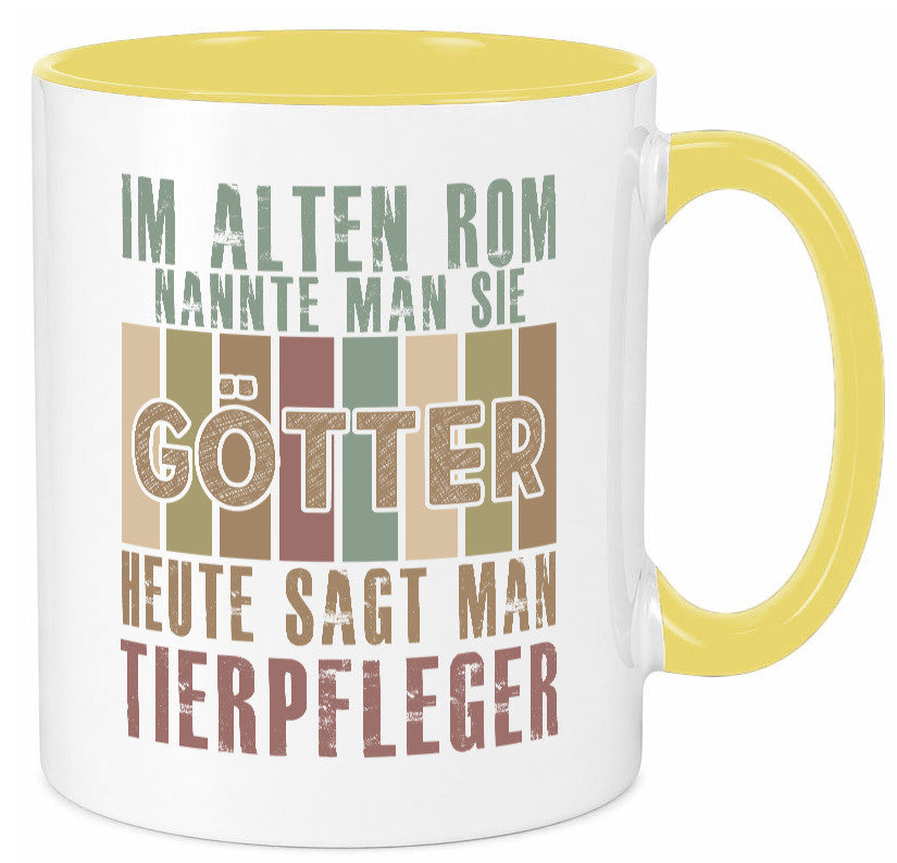 Heute sagt man: Tierpfleger | Pflegeberuf Tierheim lustiger Spruch Geschenk Tasse