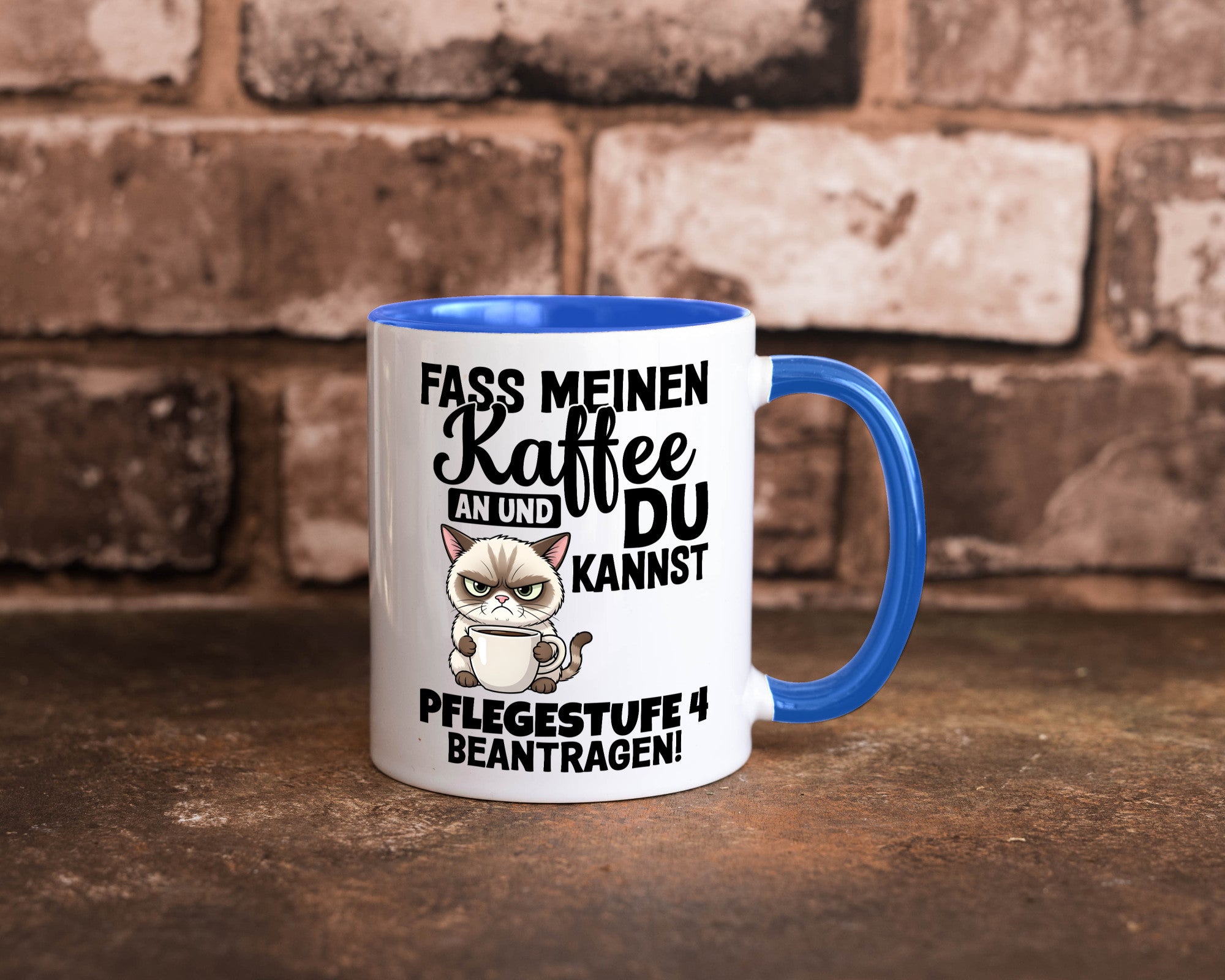 Fass meinen Kaffee an | Pflegestufe 4 Krankenschwester v3 Geschenkidee Humor