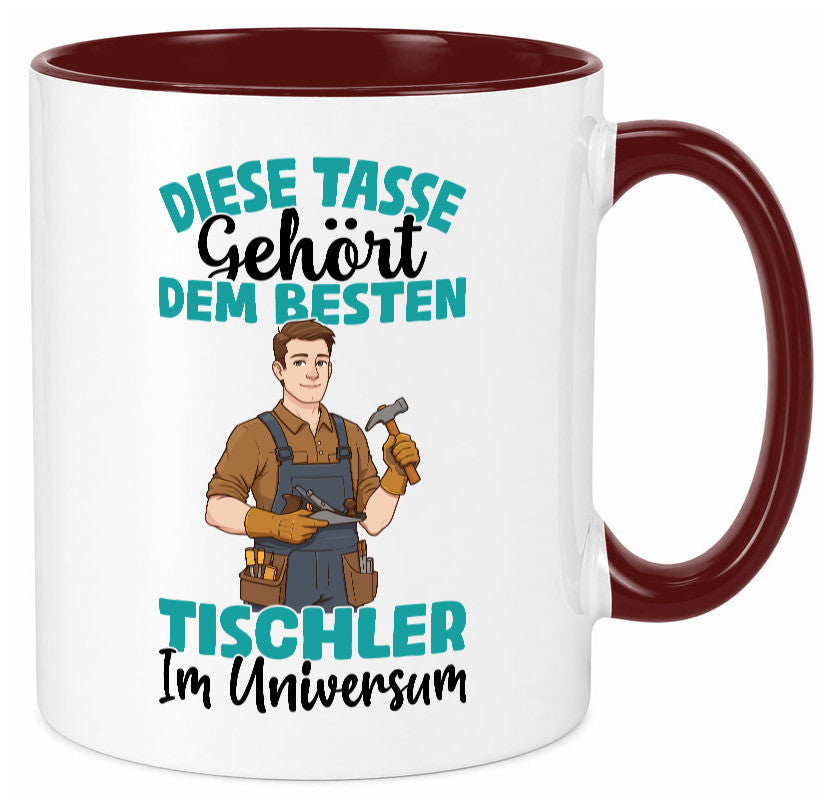 Im Universum: Tischler | Handwerk Beruf Tischlerei Geschenkidee Arbeit Kollegen Tasse