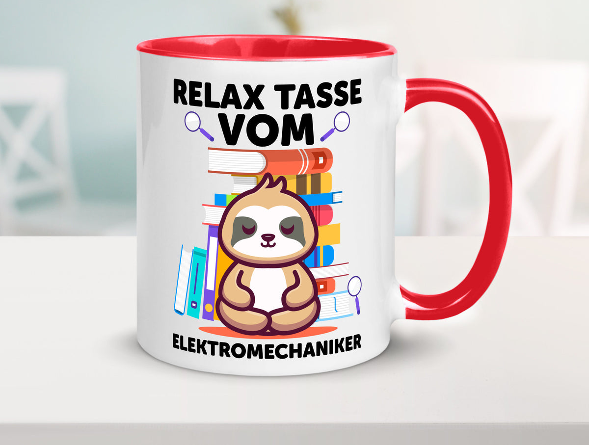 Relax Tasse: Elektromechaniker | Mechaniker Geschenk Humor Geschenkidee