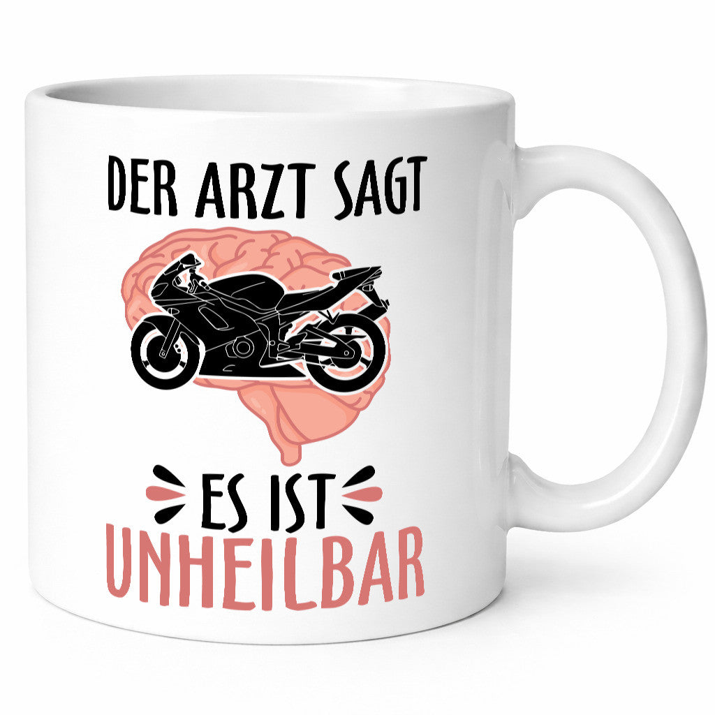 Der Arzt sagt lustiger Spruch Geschenk Humor Geschenkidee Tasse