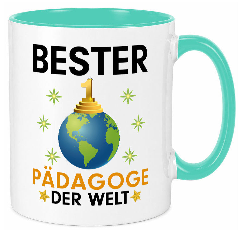 Welt Bester Pädagoge | Pädagogik Geschenk Humor Geschenkidee lustiger Spruch Tasse