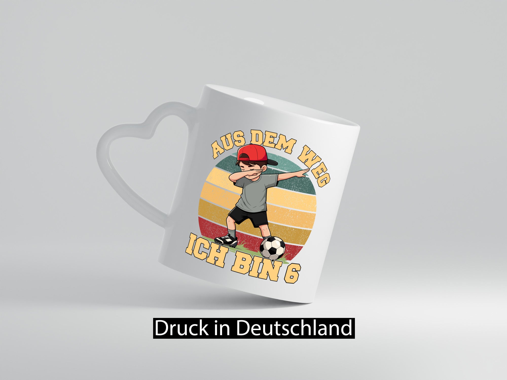 6. Geburtstag | 6 Jahre Fußball Junge Fußballer Geschenk Geschenkidee lustiger