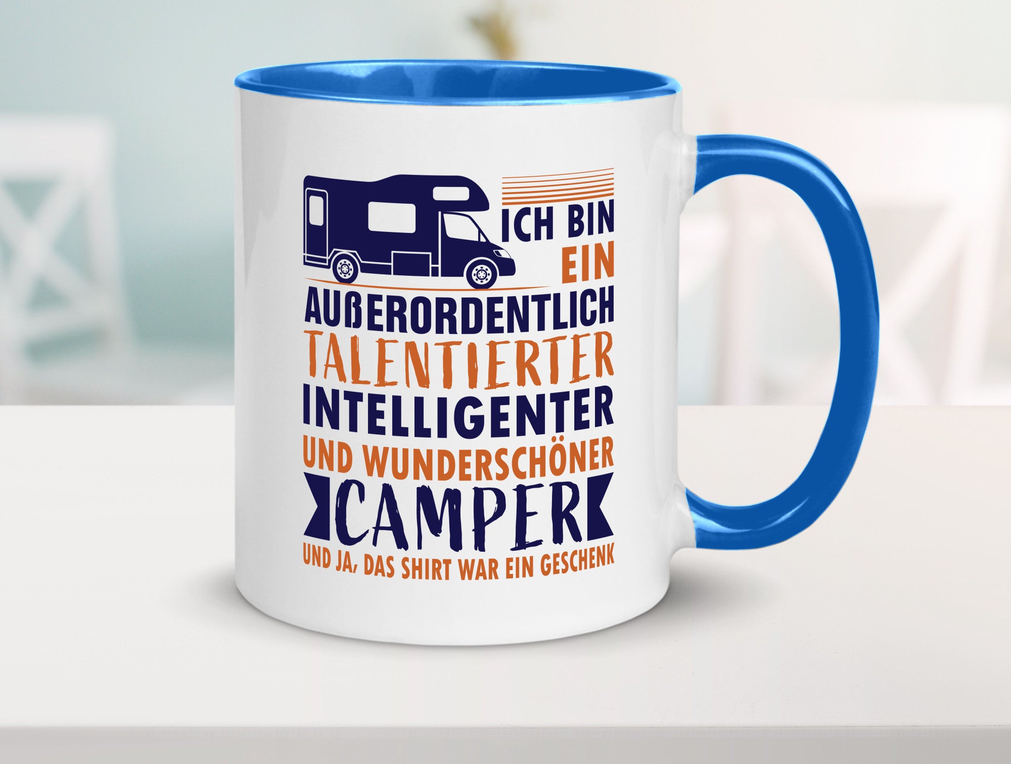 Talentierter | Intelligenter Wunderschöner Camper lustiger Spruch Geschenk