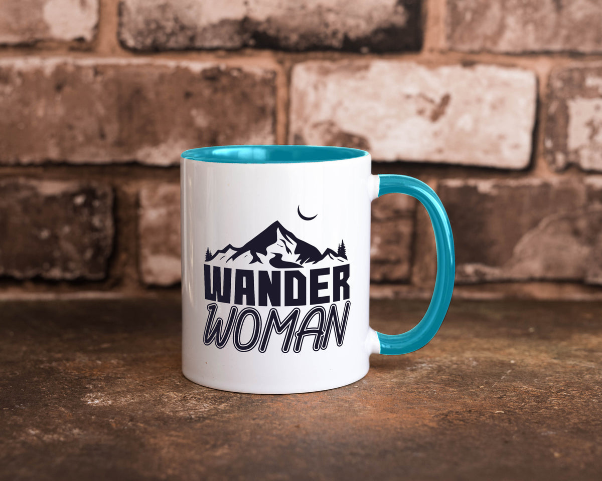 Wander Woman | Frauen Tasse Wanderer Bergsteigen lustig Familie Geschenkidee