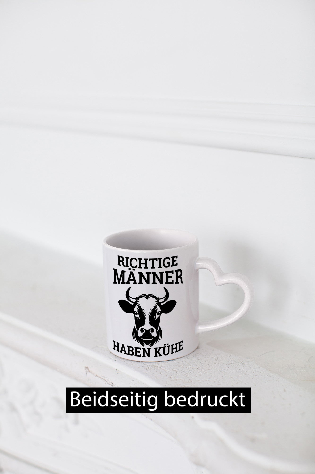 Richtige Männer haben Kühe | Bauernhof Rindvieh Humor Geschenkidee Tasse